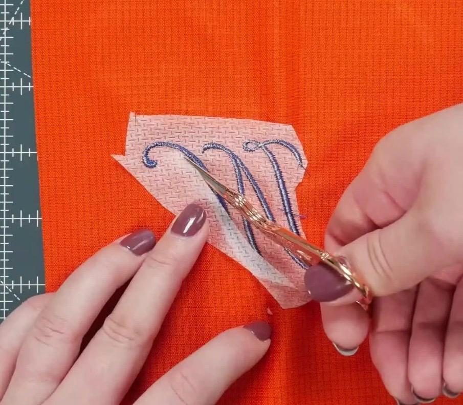 Inserții broderie cut-away